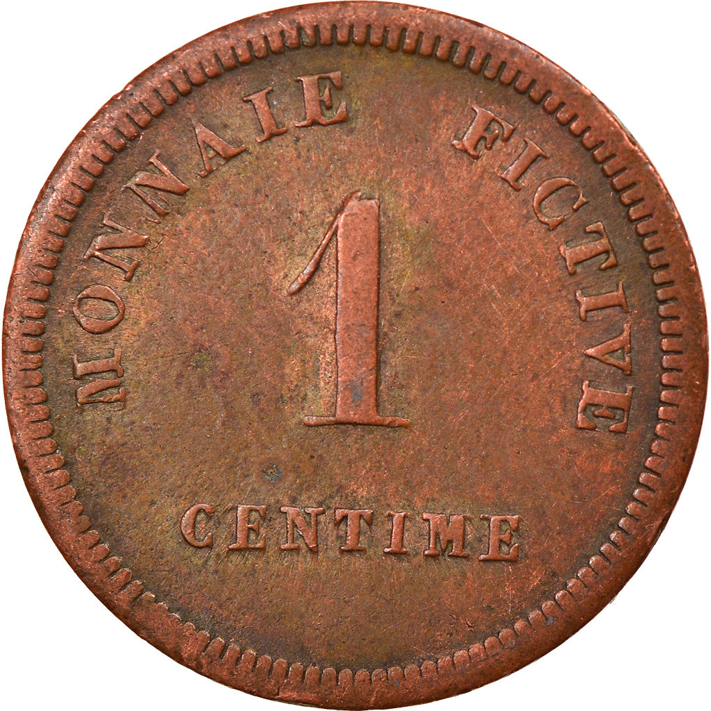 Belgio, Token, Gand - Monnaie fictive - Centime, 1833, BB, Rame