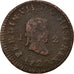 Münze, Spanien, Ferdinand VII, 2 Maravedis, 1820, Jubia, S, Kupfer, KM:488
