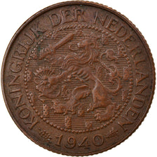 Coin, Netherlands, Wilhelmina I, Cent, 1940, EF(40-45), Bronze, KM:152