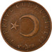 Moneta, Turchia, 10 Kurus, 1960, BB, Bronzo, KM:891.1