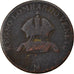 Monnaie, États italiens, LOMBARDY-VENETIA, Centesimo, 1822, Milan, TB, Cuivre