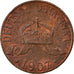 Monnaie, GERMAN EAST AFRICA, Wihelm II, Heller, 1907, TTB, Bronze, KM:7