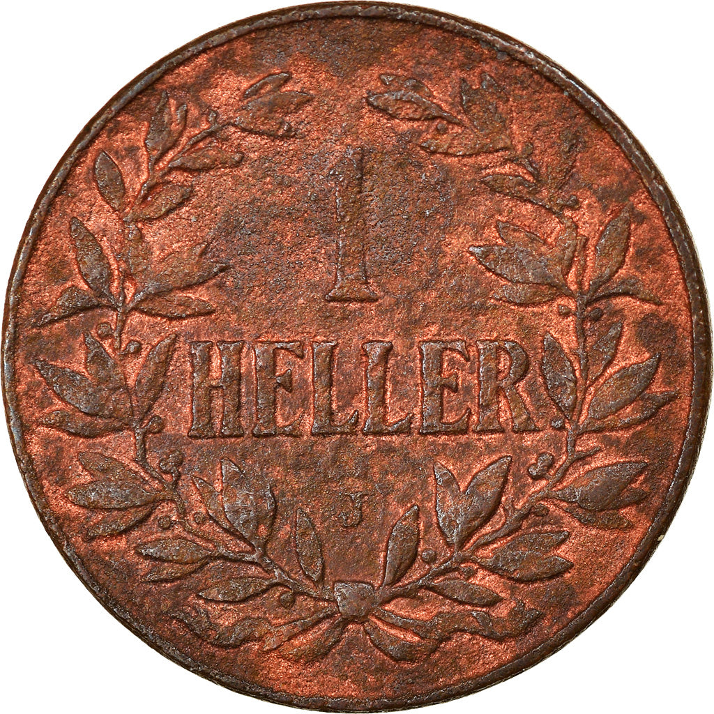 Monnaie, GERMAN EAST AFRICA, Wihelm II, Heller, 1907, TTB, Bronze, KM:7