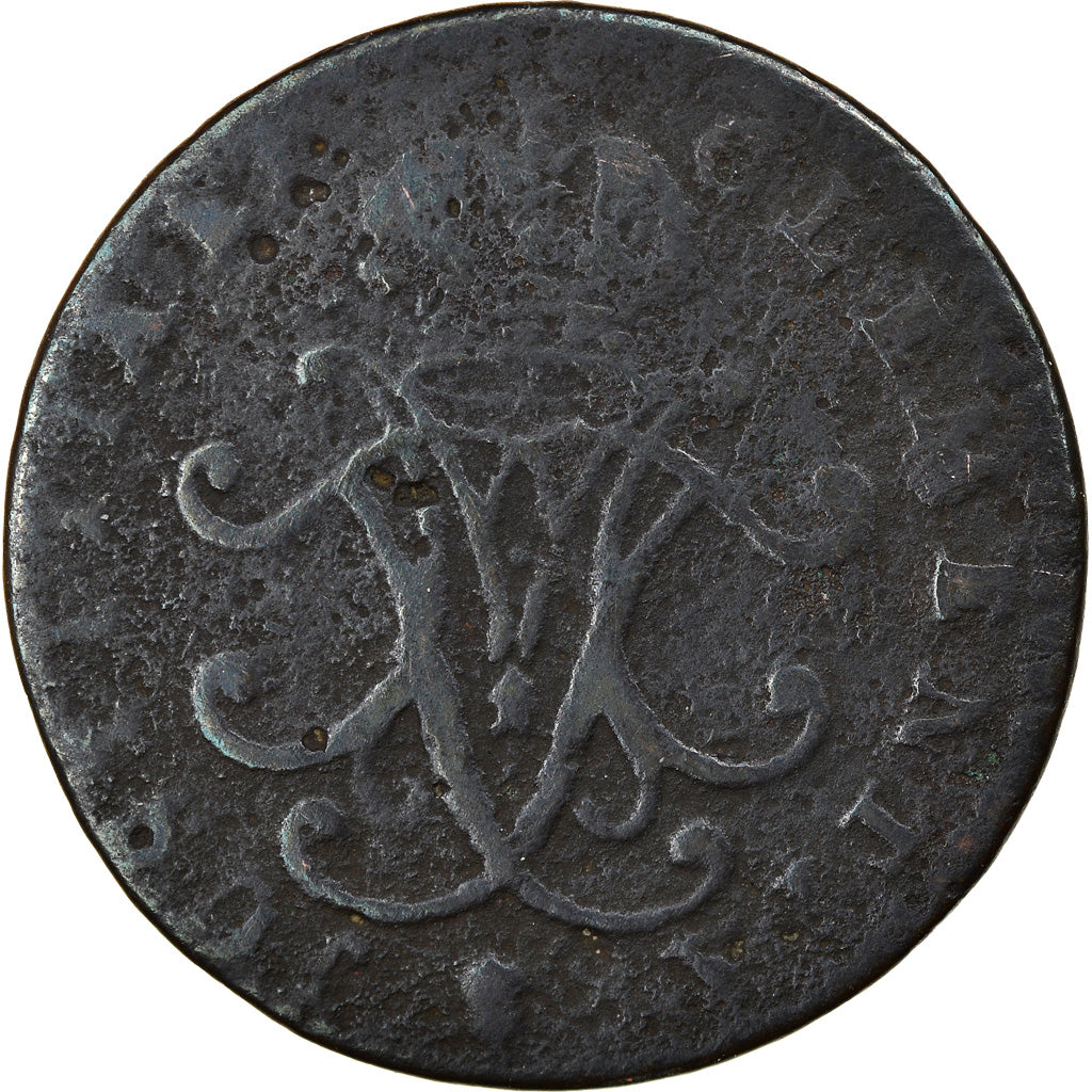 Moneta, Lussemburgo, Maria Theresa, Liard, 1759, Brussels, MB, Rame, KM:3