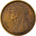 Münze, Ägypten, 50 Piastres, 2007/AH1428, S+, Brass plated steel, KM:942.2