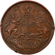 Coin, INDIA-BRITISH, 1/4 Anna, 1835, EF(40-45), Copper, KM:446.2