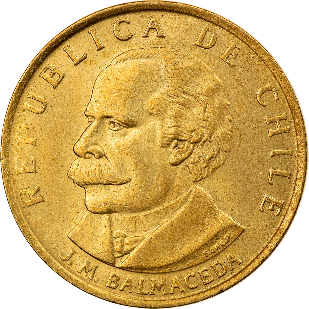 Moneta, Cile, 20 Centesimos, 1971, Santiago, SPL-, Alluminio-bronzo, KM:195