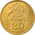 Coin, Chile, 20 Centesimos, 1971, Santiago, AU(55-58), Aluminum-Bronze, KM:195