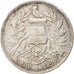 GUATEMALA, Peso, 1896, KM #210, EF(40-45), Silver, 25.06
