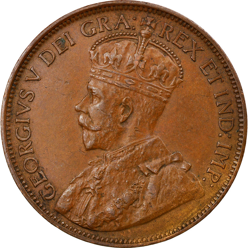 Moneta, Canada, George V, Cent, 1918, Royal Canadian Mint, Ottawa, BB, Bronzo
