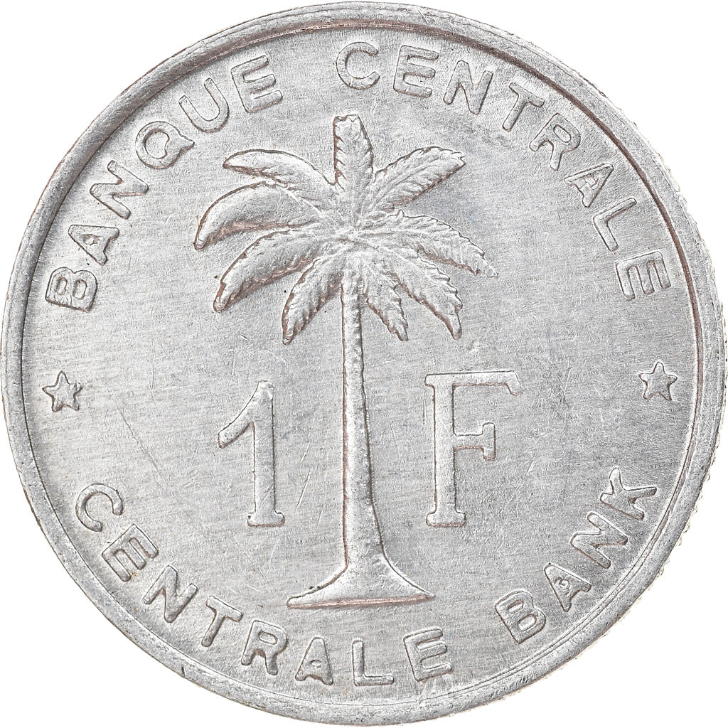 Moneta, Kongo Belgijskie, RUANDA-URUNDI, Franc, 1960, AU(55-58), Aluminium, KM:4