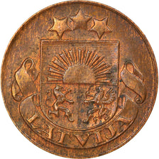Monnaie, Latvia, Santims, 1935, TTB, Bronze, KM:1