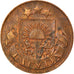 Moneta, Łotwa, Santims, 1935, EF(40-45), Bronze, KM:1
