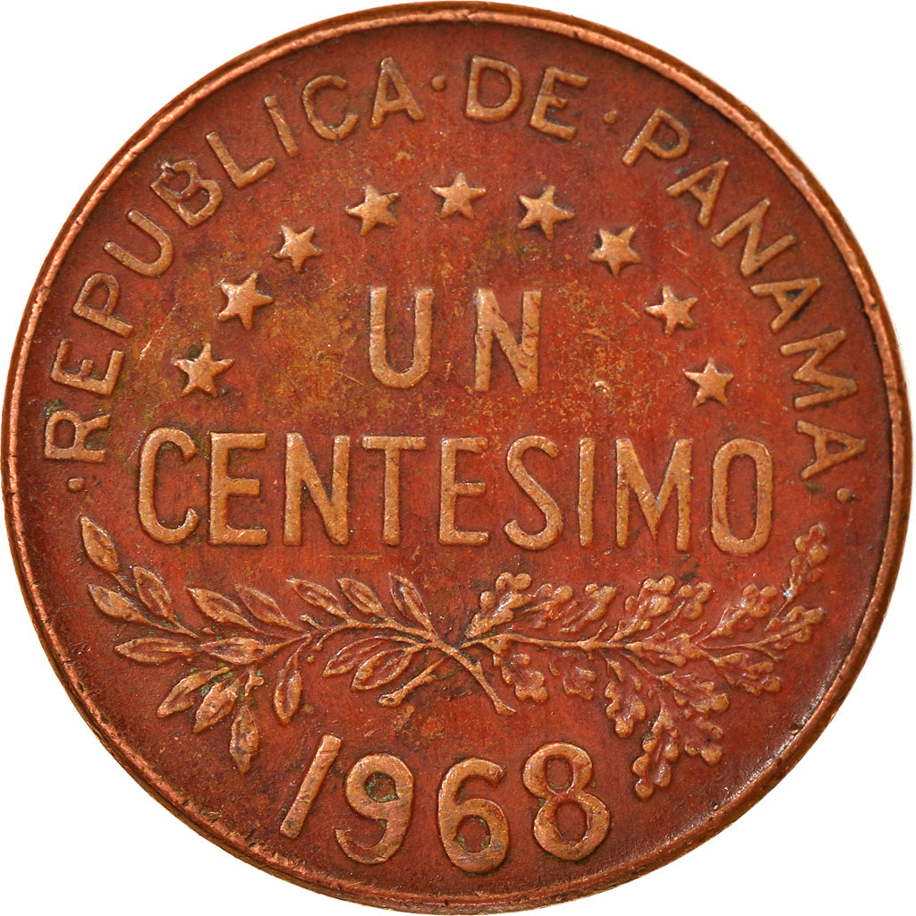 Münze, Panama, Centesimo, 1968, U.S. Mint, SS, Bronze, KM:22