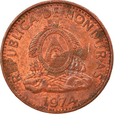 Moeda, Honduras, Centavo, 1974, EF(40-45), Aço Cromado a Cobre, KM:77a