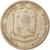 Moeda, Filipinas, 10 Centavos, 1958, VF(30-35), Cobre-Níquel-Zinco, KM:188