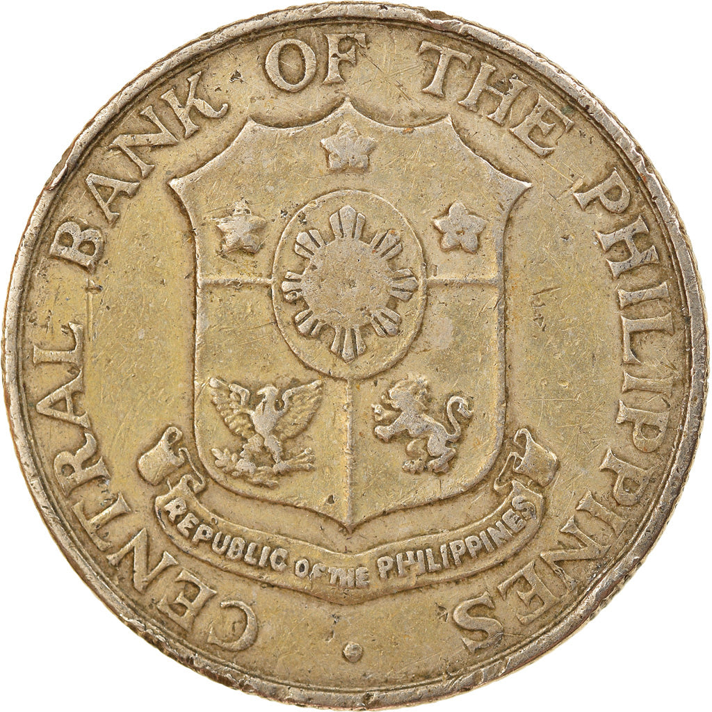 Moeda, Filipinas, 25 Centavos, 1964, VF(30-35), Cobre-Níquel-Zinco, KM:189.1