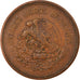 Coin, Mexico, 20 Centavos, 1943, Mexico City, EF(40-45), Bronze, KM:439
