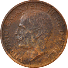 Coin, Italy, Vittorio Emanuele III, 10 Centesimi, 1931, Rome, EF(40-45), Bronze