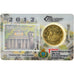 San Marino, 50 Euro Cent, Basilique del Santo, 2012, Rome, Stamp and coin card