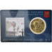 Cité du Vatican, 50 Euro Cent, 2012, Stamp and coin card, FDC, Laiton