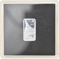 Moneta, Isole Salomone, Tour Eiffel, Half Dollar, 2015, Proof, FDC, Argento