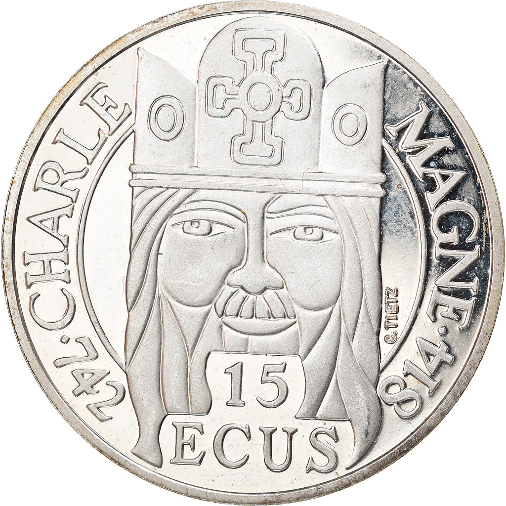 Coin, France, 100 Francs-15 Ecus, 1990, AU(55-58), Silver, KM:989