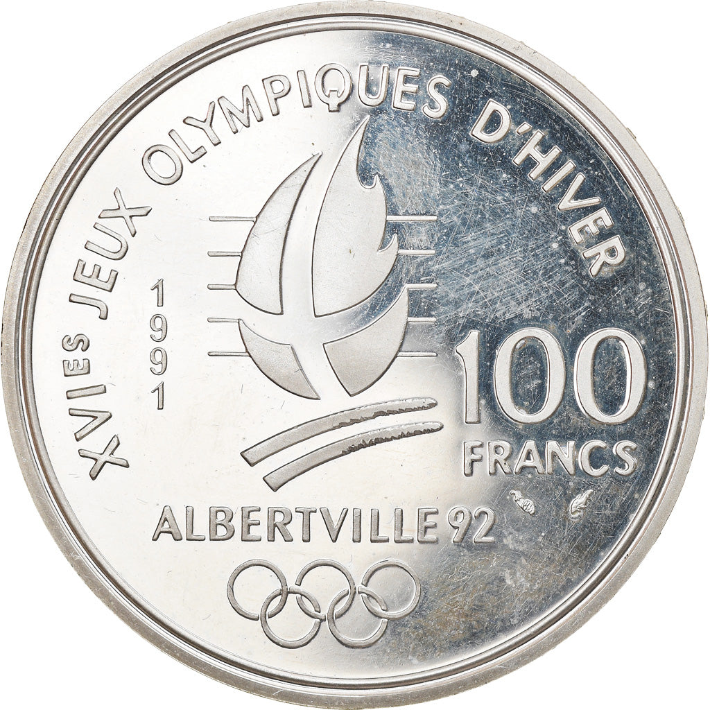 Coin, France, 100 Francs, 1991, Proof, MS(65-70), Silver, KM:995, Gadoury:C20