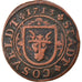 Münze, Deutsch Staaten, COESFELD, 8 Pfennig, 1713, S+, Kupfer, KM:9