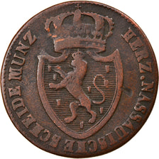 Münze, Deutsch Staaten, NASSAU, Wilhelm, Kreuzer, 1817, Usingen, S, Kupfer