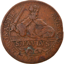 Moneta, Stati tedeschi, MUNSTER, 4 Pfennig, 1739, MB+, Rame, KM:431