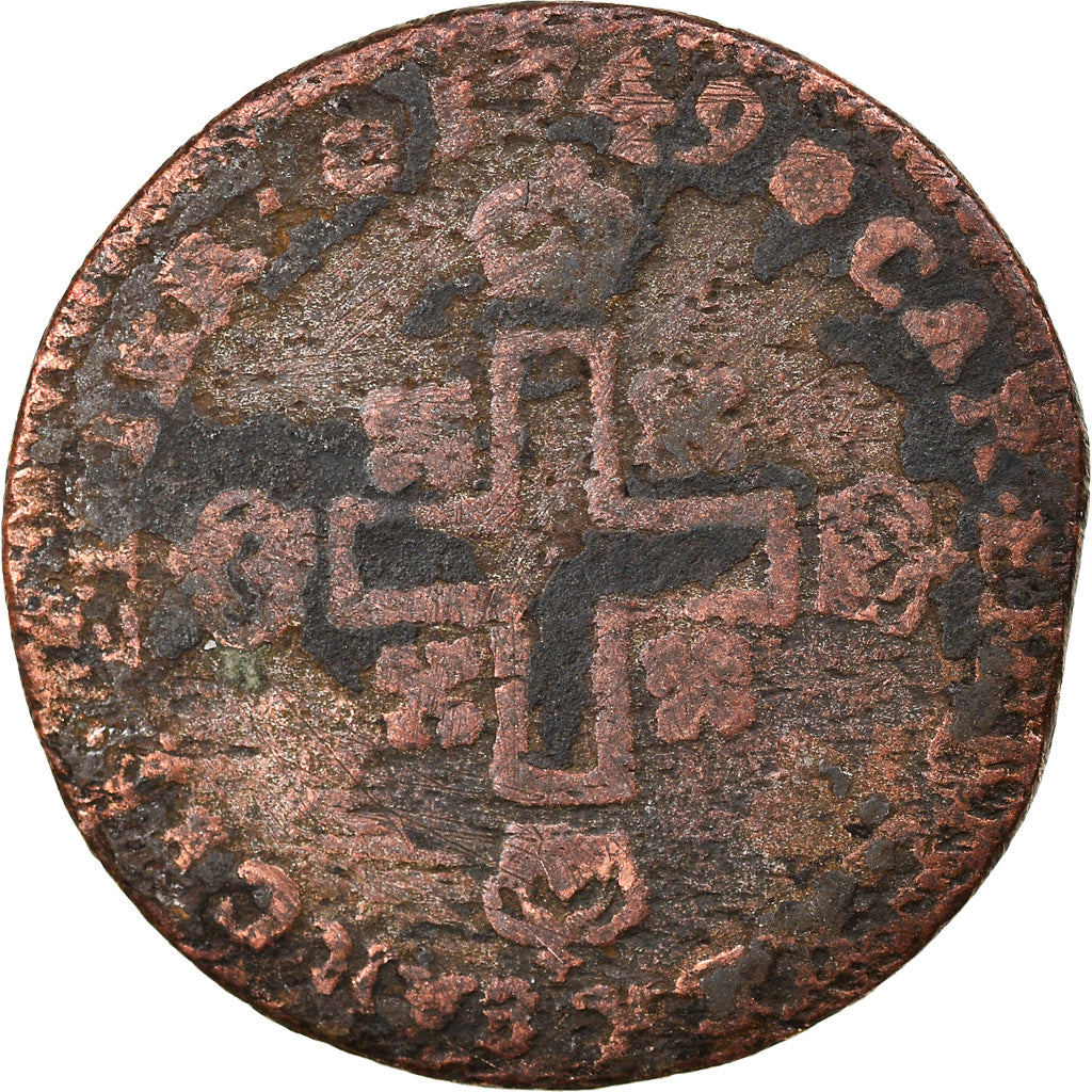 Münze, Italien Staaten, SARDINIA, Carlo Emanuele III, Soldo, 1749, Torino, S