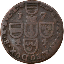 Moneta, LIEGE, John Theodore, Liard, 1744, Liege, MB, Rame, KM:146
