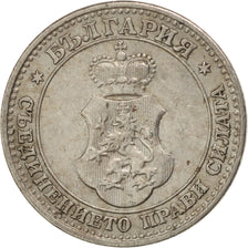 BULGARIA, 5 Stotinki, 1912, KM #24, EF(40-45), Copper-Nickel, 17, 3.03