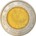 République Tchèque, 2 Euro, 2003, unofficial private coin, TTB, Bi-Metallic