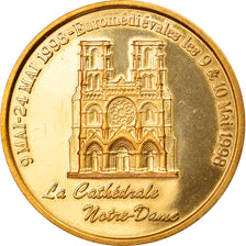 France, 2 Euro, Laon - Cathédrale Notre Dame, 1998, Euro des villes, SUP