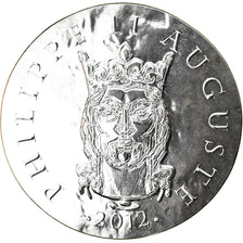 France, Monnaie de Paris, 10 Euro, Philippe II Auguste, 2012, MS(65-70), Silver