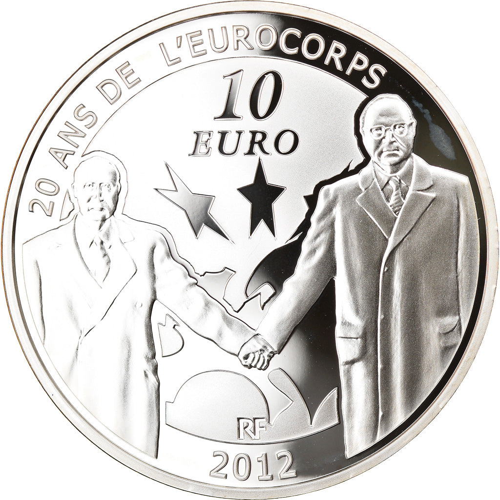 France, Monnaie de Paris, 10 Euro, Europa, 2012, Paris, BE, MS(65-70), Silver