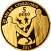 França, 5 Euro, Europa, 2012, Paris, BE, MS(65-70), Dourado, Gadoury:EU530