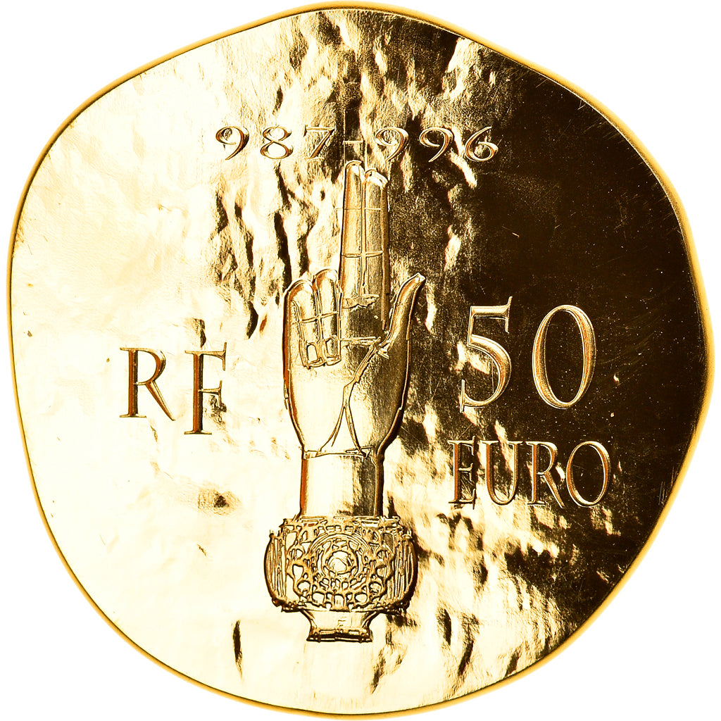 France, 50 Euro, Hugues Capet, 2012, Paris, FDC, Or, KM:2076