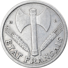 Münze, Frankreich, Bazor, 2 Francs, 1943, Beaumont - Le Roger, S+, Aluminium