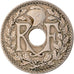 Coin, France, Lindauer, 5 Centimes, 1920, Paris, VF(30-35), Copper-nickel