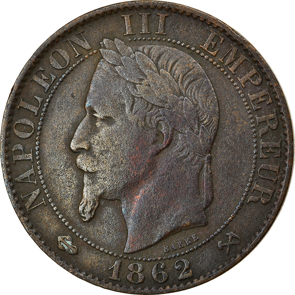 Moeda, França, Napoleon III, Napoléon III, 5 Centimes, 1862, Bordeaux