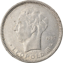 Coin, Belgium, 5 Francs, 5 Frank, 1937, EF(40-45), Nickel, KM:108