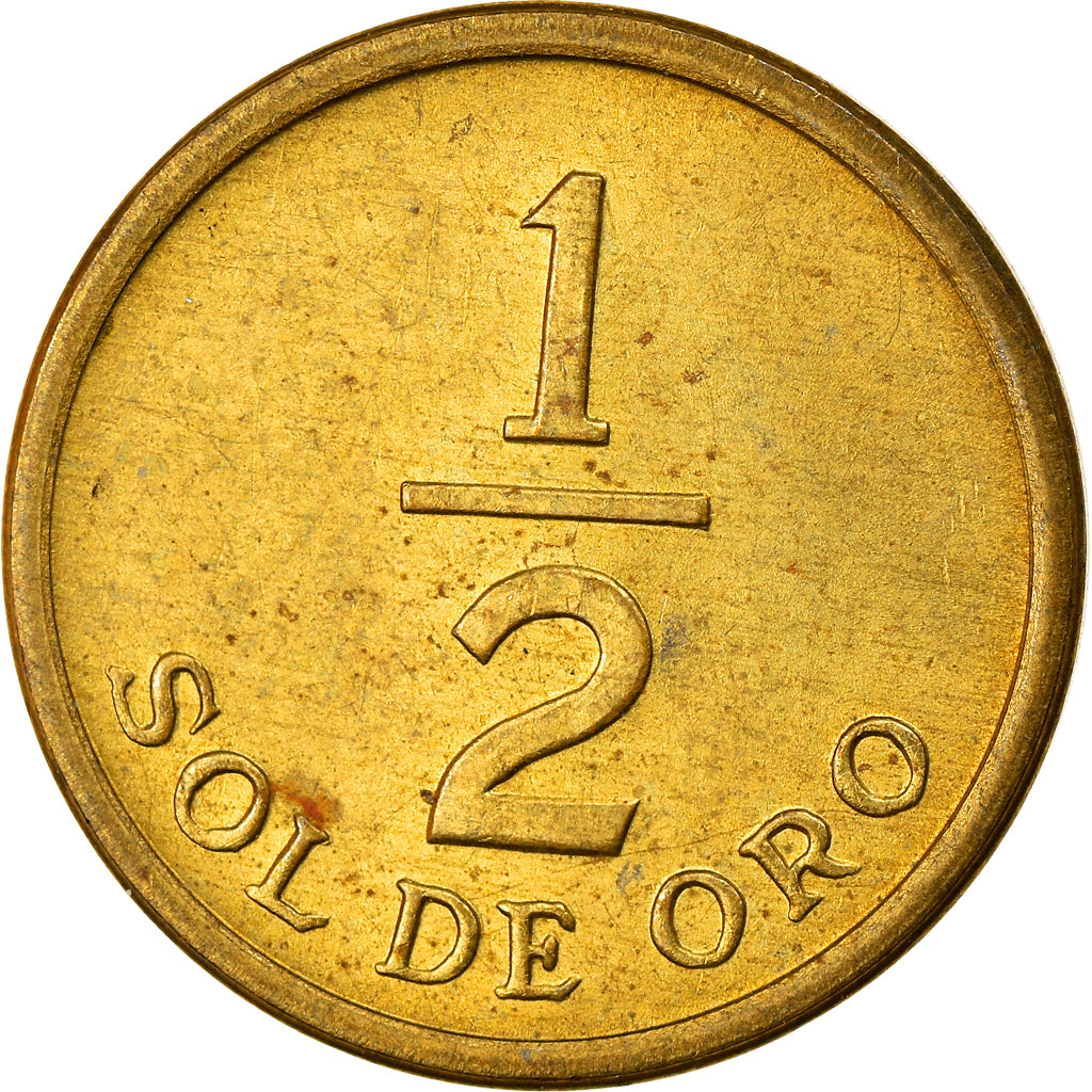 Moneta, Perù, 1/2 Sol, 1976, Lima, BB, Ottone, KM:265