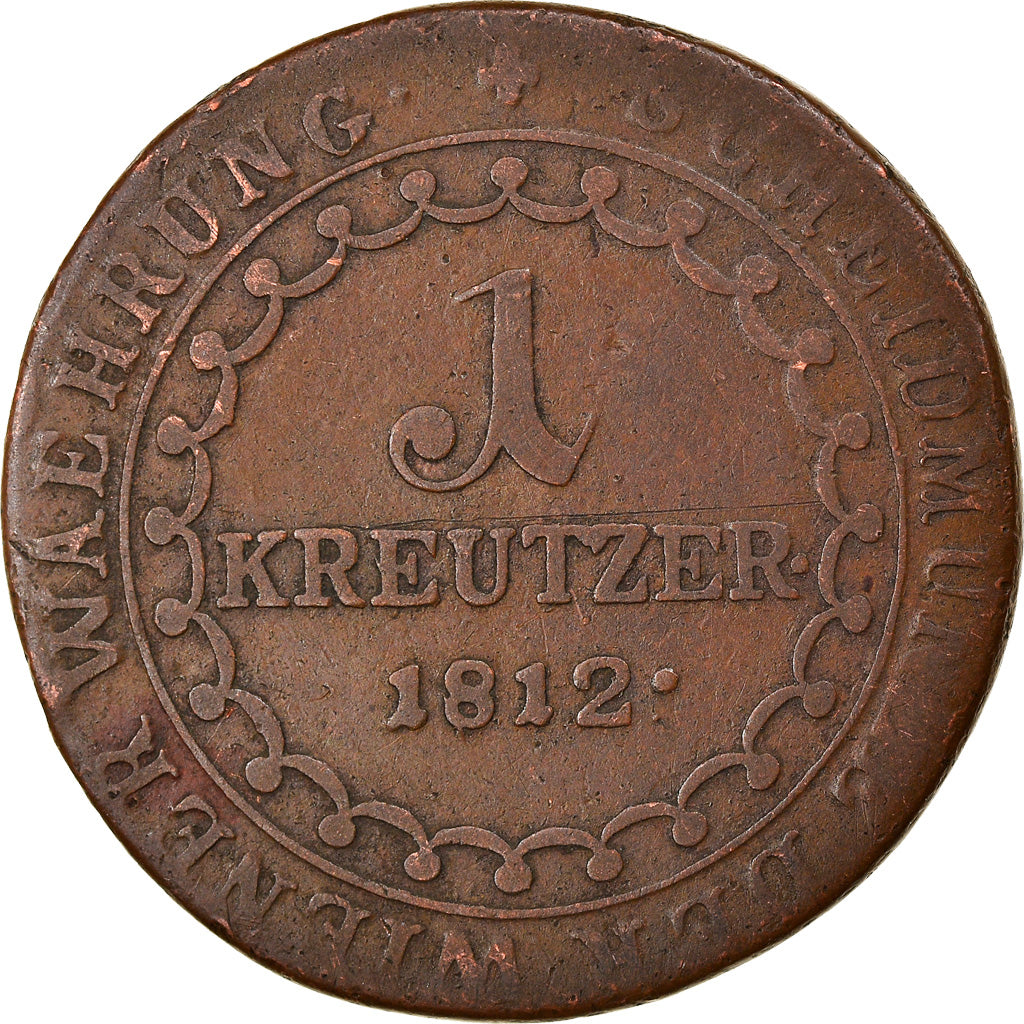 Monnaie, Autriche, Franz II (I), Kreuzer, 1812, TB, Cuivre, KM:2112