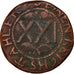 Moneta, Stati tedeschi, BOCHOLT, 21 Heller, 1689, Berlin, MB+, Rame, KM:20