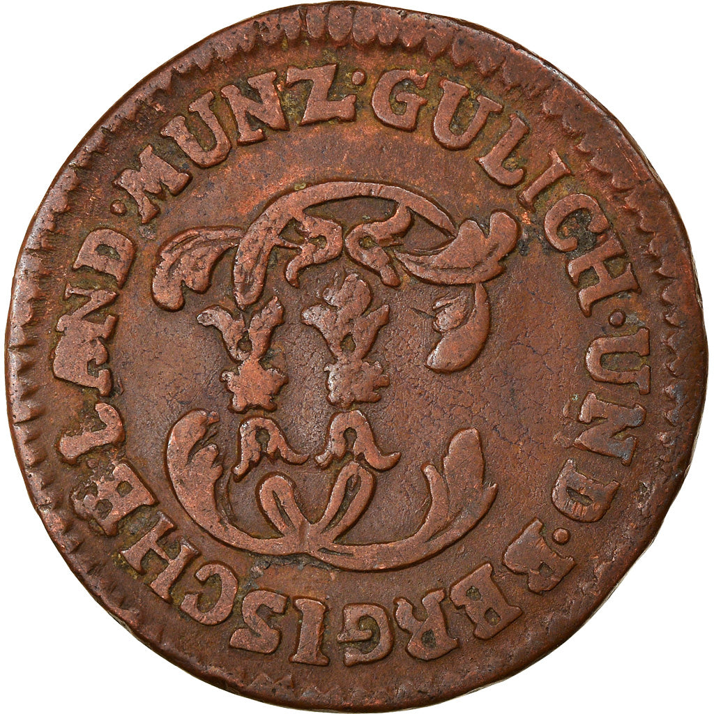 Münze, Deutsch Staaten, JULICH-BERG, Karl Theodor, 1/4 Stüber, 1785, S+