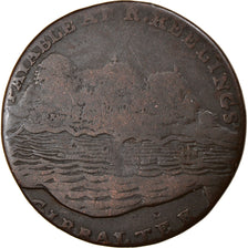 Monnaie, Gibraltar, Quart, 1802, TB+, Cuivre, KM:Tn1