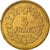 Coin, France, Lavrillier, 5 Francs, 1945, Paris, EF(40-45), Aluminum-Bronze